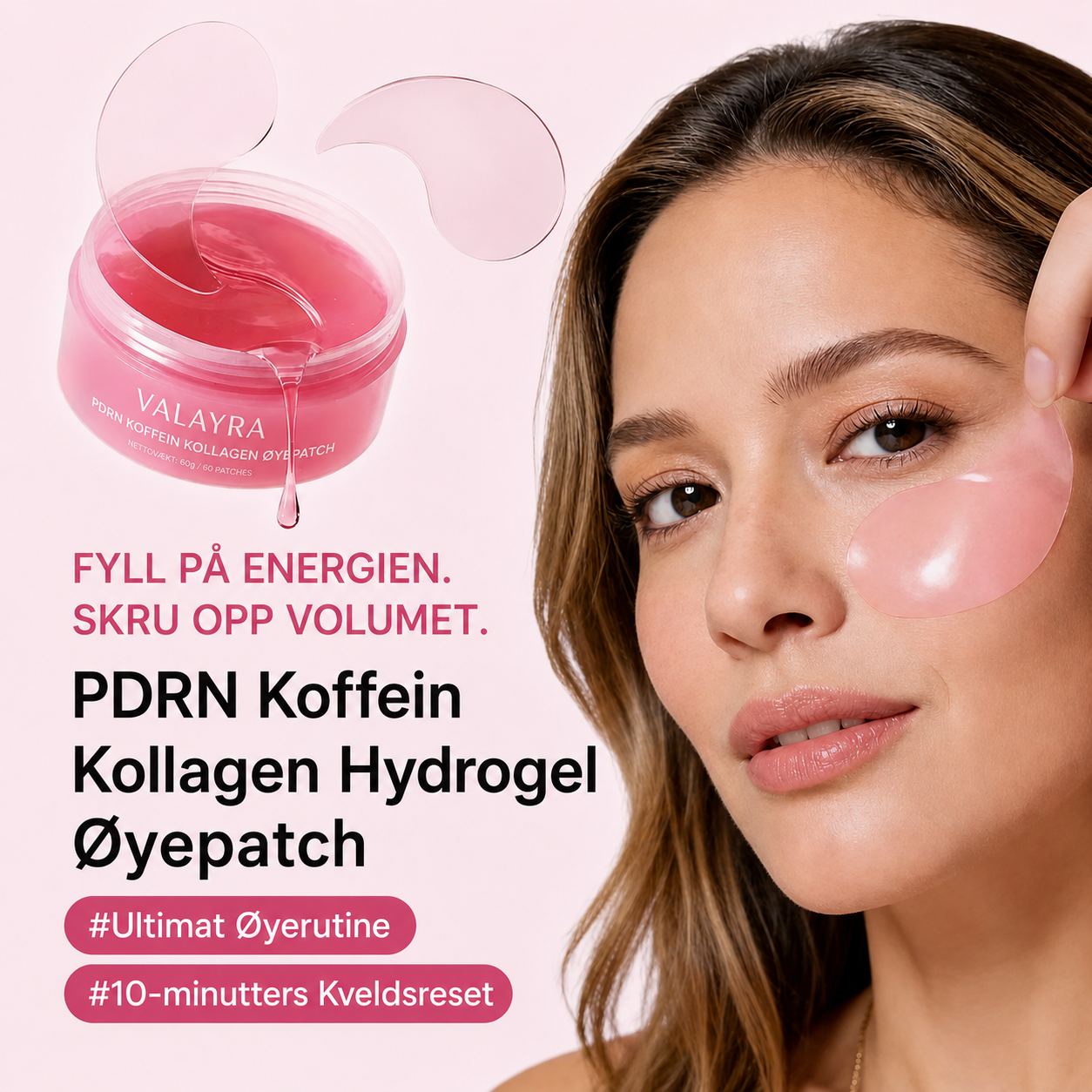 PDRN Kollagen Øyemasker